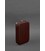 Кожаный дорожный органайзер для проводов, косметичка-несессер 7.0 бордовый краст картинка, изображение, фото