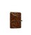 Жіночий шкіряний кард-кейс 7.0 світло-коричневий з пір'ям картинка, зображення, фото