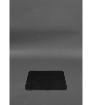 Килимок для мишки з натуральної шкіри 1.0 чорний краст картинка, зображення, фото