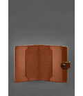 Шкіряна обкладинка-портмоне для посвідчення офіцера 11.0 світло-коричнева картинка, зображення, фото