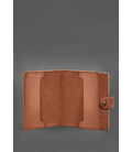 Шкіряна обкладинка-портмоне для посвідчення офіцера 11.0 світло-коричнева Crazy Horse картинка, зображення, фото