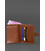 Шкіряна обкладинка-портмоне для посвідчення офіцера 11.0 світло-коричнева Crazy Horse картинка, зображення, фото