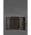 Шкіряна обкладинка-портмоне для посвідчення офіцера 11.0 темно-коричнева картинка, зображення, фото
