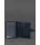 Шкіряна обкладинка-портмоне для посвідчення офіцера 11.0 темно-синя Crazy Horse картинка, зображення, фото