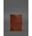 Кожаная обложка-портмоне для военного билета 15.0 светло-коричневая Crazy Horse картинка, изображение, фото