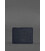 Кожаная обложка на удостоверение Главного управления разведки (ГУР) темно-синяя картинка, изображение, фото