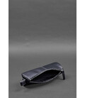 Шкіряний пенал-несесер (футляр для окулярів) 4.0 Темно-синій картинка, зображення, фото