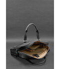 Кожаная сумка для ноутбука и документов черная Crazy Horse картинка, изображение, фото