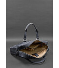 Шкіряна сумка для ноутбука та документів синя Crazy Horse картинка, зображення, фото