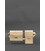 Набор женских кожаных сумок Mini поясная/кроссбоди светло-бежевый картинка, изображение, фото