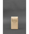 Набір жіночих шкіряних сумок Mini поясна/кроссбоді світло-бежевий картинка, зображення, фото