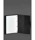 Кожаный блокнот А4 (софт-бук) 9.2 черный краст картинка, изображение, фото