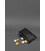 Кожаная монетница / мини-косметичка 3.0 черная флотар картинка, изображение, фото