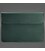 Шкіряний чохол-конверт на магнітах для ноутбука Універсальний Зелений Crazy Horse картинка, зображення, фото