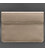 Кожаный чехол-конверт на магнитах для ноутбука Универсальный Светло-бежевый картинка, изображение, фото