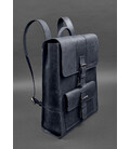 Кожаный рюкзак Brit темно-синий Crazy Horse картинка, изображение, фото