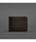 Кожаное портмоне 4.4 (с зажимом) темно-коричневое краст картинка, изображение, фото