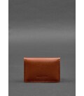 Кожаный кард-кейс 9.0 светло-коричневый краст картинка, изображение, фото