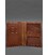 Кожаная обложка-органайзер для документов 6.1 светло-коричневый краст картинка, изображение, фото