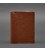 Шкіряна обкладинка-органайзер для документів 6.1 світло-коричневий краст картинка, зображення, фото