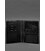 Шкіряна обкладинка-органайзер для документів 6.1 чорний краст картинка, зображення, фото