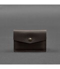 Кожаный кард-кейс 9.0 темно-коричневый Краст картинка, изображение, фото