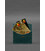 Шкіряний кард-кейс 9.0 зелений краст картинка, зображення, фото