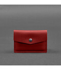 Кожаный кард-кейс 9.0 красный краст картинка, изображение, фото