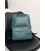 Кожаный женский городской рюкзак на молнии Cooper зеленый краст картинка, изображение, фото