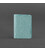 Женский кожаный кард-кейс (визитница) 6.0 бирюзовый картинка, изображение, фото