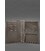 Шкіряна обкладинка-органайзер для документів 6.1 темно-бежевий краст картинка, зображення, фото