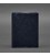 Шкіряна обкладинка-органайзер для документів 6.1 темно-синій краст картинка, зображення, фото
