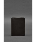 Кожаная обложка-органайзер для документов 6.1 темно-коричневый краст картинка, изображение, фото