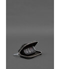 Шкіряний чохол для автомобільного ключа, чорний краст картинка, зображення, фото