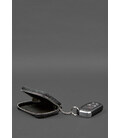 Шкіряний чохол для автомобільного ключа, чорний краст картинка, зображення, фото
