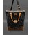 Сумка-рюкзак з канвасу та натуральної світло-коричневої шкіри картинка, зображення, фото