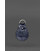 Кожаный брелок Патриотический с гербом темно-синий картинка, изображение, фото