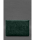 Чохол-конверт із клапаном шкіра+фетр для MacBook 14" Зелений Crazy Horse картинка, зображення, фото