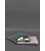 Кожаный чехол с ручками для ноутбука 13 дюйм Зеленый картинка, изображение, фото
