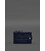 Кожаная обложка-портмоне для удостоверения участника боевых действий (УБД) Синяя картинка, изображение, фото