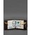 Шкіряне портмоне 13.1 затискач з хлястиком темно-коричневий краст картинка, зображення, фото