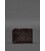 Кожаное портмоне 13.0 зажим темно-коричневый краст картинка, изображение, фото