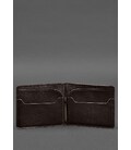 Кожаное портмоне 13.0 зажим темно-коричневый краст картинка, изображение, фото