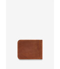 Кожаный зажим для денег светло-коричневый винтаж картинка, изображение, фото