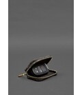 Шкіряний чохол для автомобільного ключа темно-коричневий краст картинка, зображення, фото