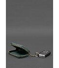 Кожаный чехол для автомобильного ключа зеленый краст картинка, изображение, фото