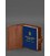 Шкіряна обкладинка-портмоне для військового квитка офіцера запасу (вузький документ) Світло-коричнева картинка, зображення, фото