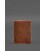Шкіряна обкладинка для військового квитка з кишенями 7.2 світло-коричневий краст картинка, зображення, фото