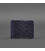 Шкіряне портмоне 4.4 (з затискачем) синій Crazy Horse карбон картинка, зображення, фото