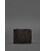 Кожаное портмоне 4.4 (с зажимом) Темно-коричневый краст карбон картинка, изображение, фото